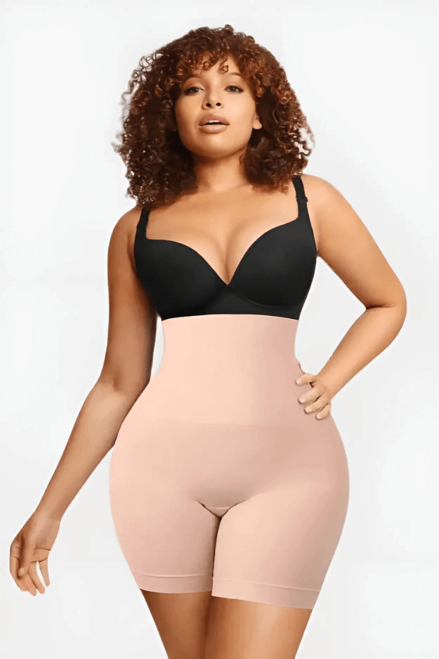 Tummy Control High Waisted Seamless Compression Shorts