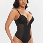 Low Back Multiway Straps Plunge Bodysuit Shapewear