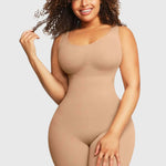 Light Compression Tummy Control Seamless Full Bodysuit Shapewear