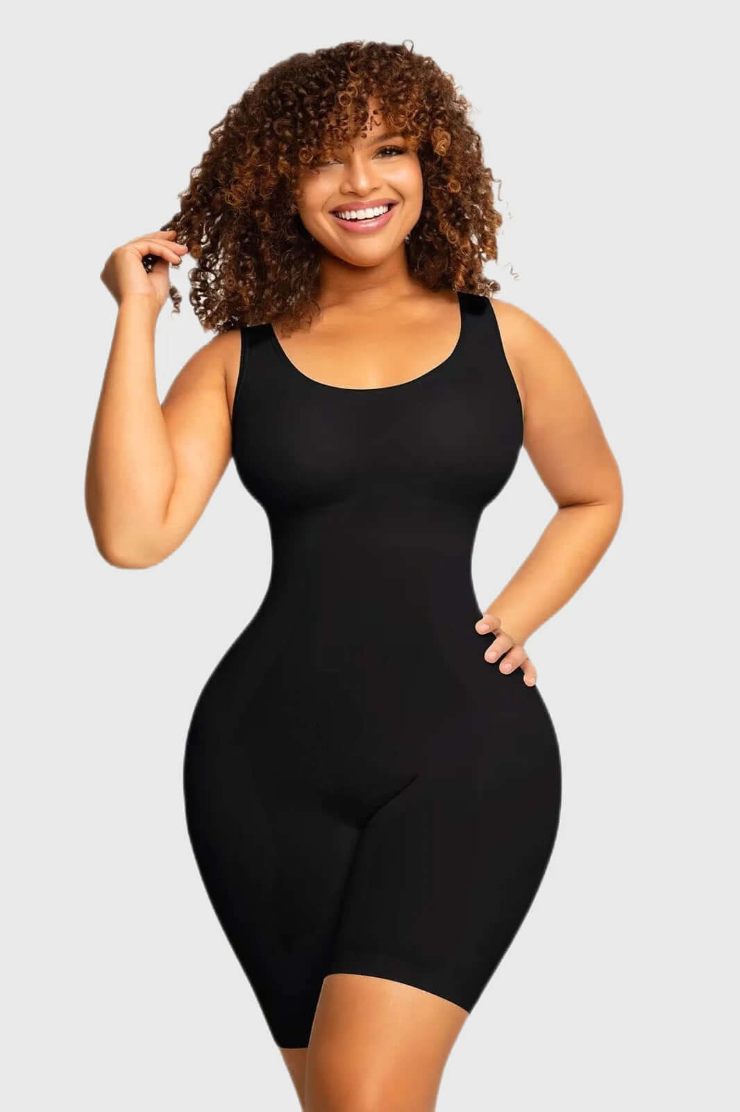 Light Compression Tummy Control Seamless Full Bodysuit Shapewear