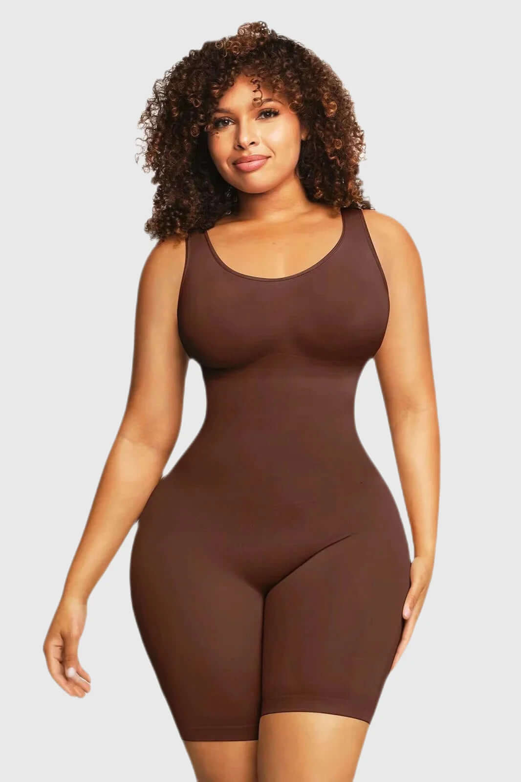 Light Compression Tummy Control Seamless Full Bodysuit Shapewear