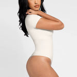 Light Compression Short Sleeve Seamless Bodysuit Shapewear