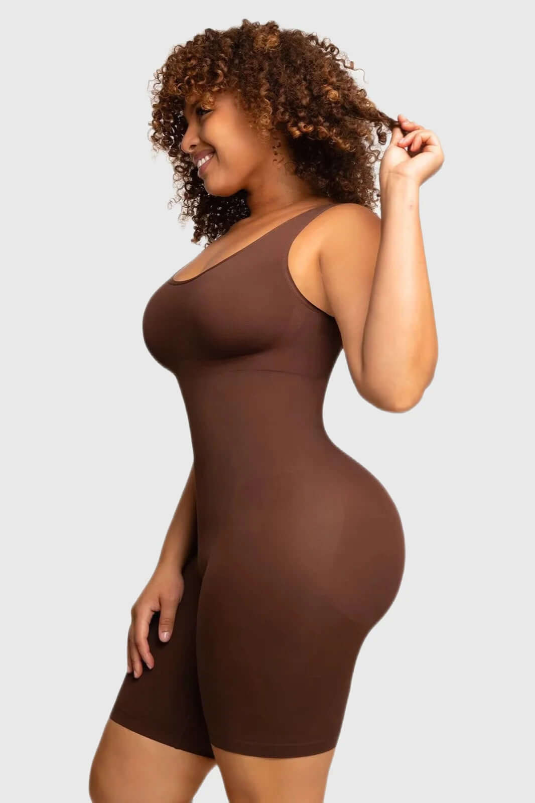 Tummy Control Light Compression Seamless Full Bodysuit Shaper