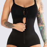 Zip & Clip Snatched Bodysuit Shapewear Tummy Control Buttlifting Power