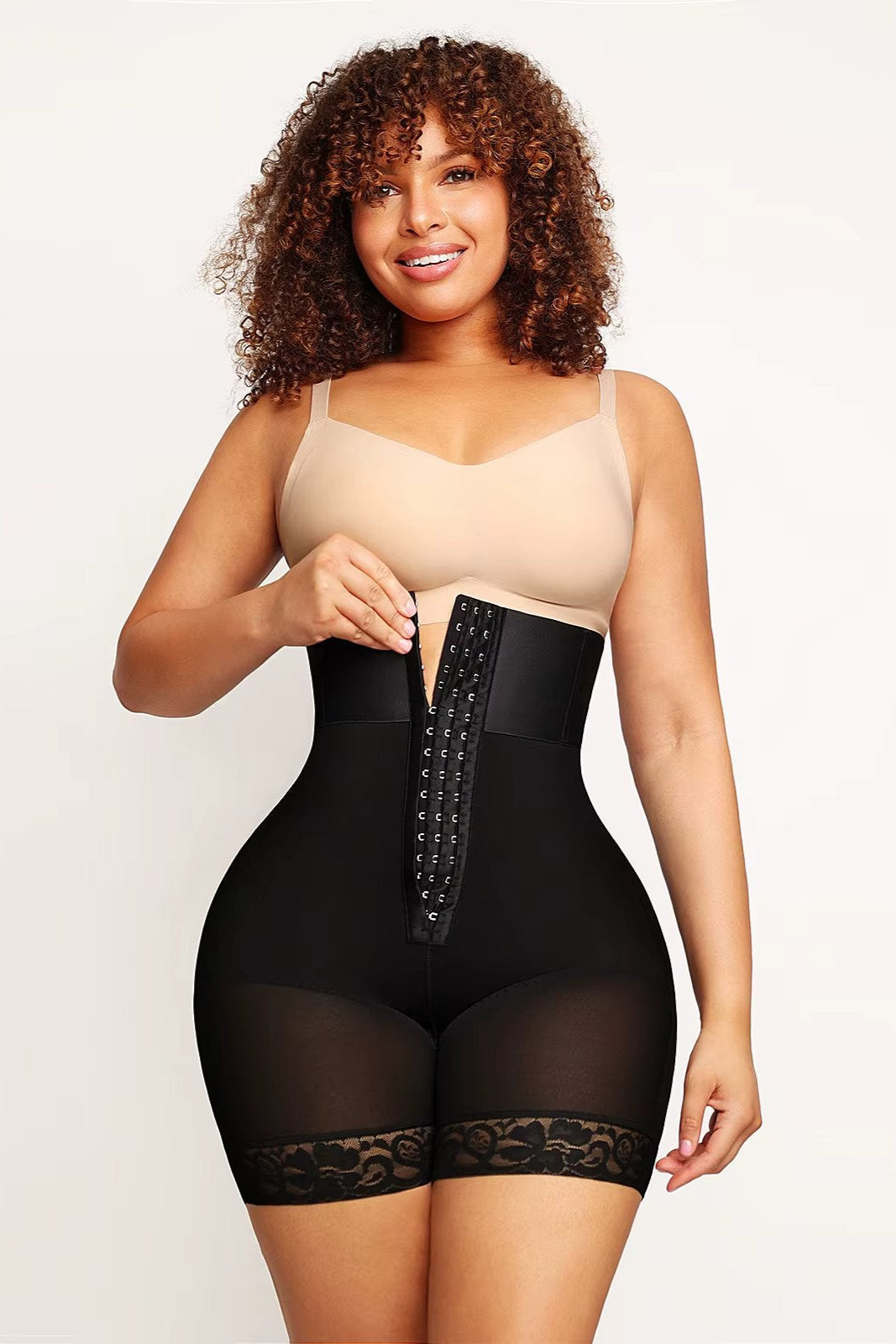 Strong Compression High Waisted Butt Lifting BBL Shapewear Shorts 