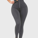 Medium Compression Tummy Control High Waist Shaping Leggings 