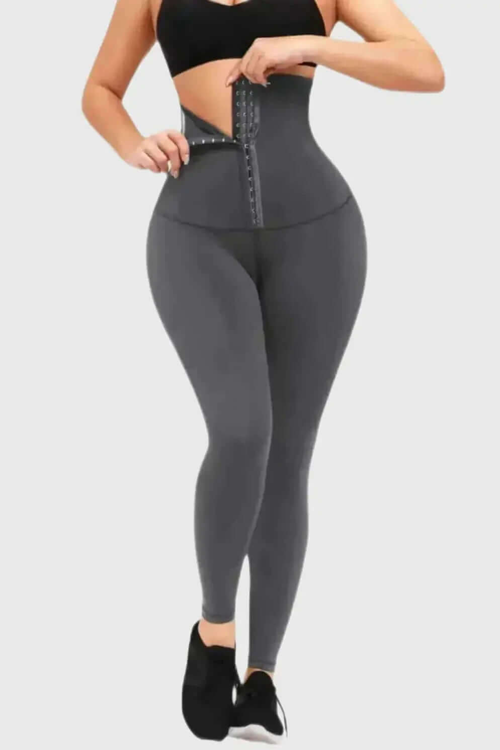 Medium Compression Tummy Control High Waist Shaping Leggings 