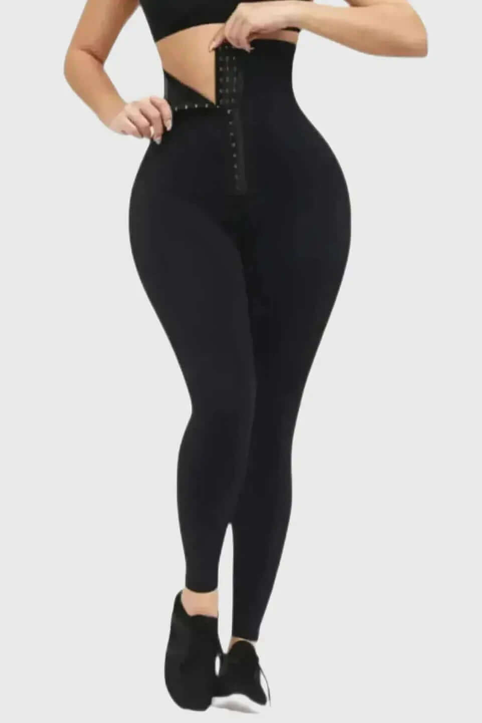 Medium Compression Tummy Control High Waist Shaping Leggings 