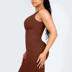 Tummy Control One Shoulder Shaping Dress