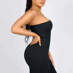 Tummy Control One Shoulder Shaping Dress