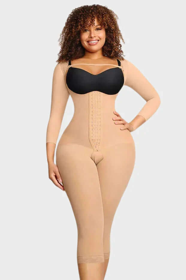 360° Sculpting Long Sleeve High Compression Full Body Faja Shaper