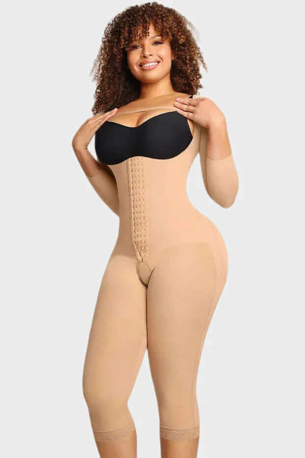 360° Sculpting Long Sleeve High Compression Full Body Faja Shaper