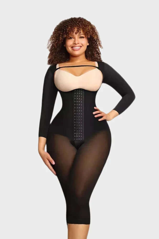 360° Sculpting Long Sleeve High Compression Full Body Faja Shaper