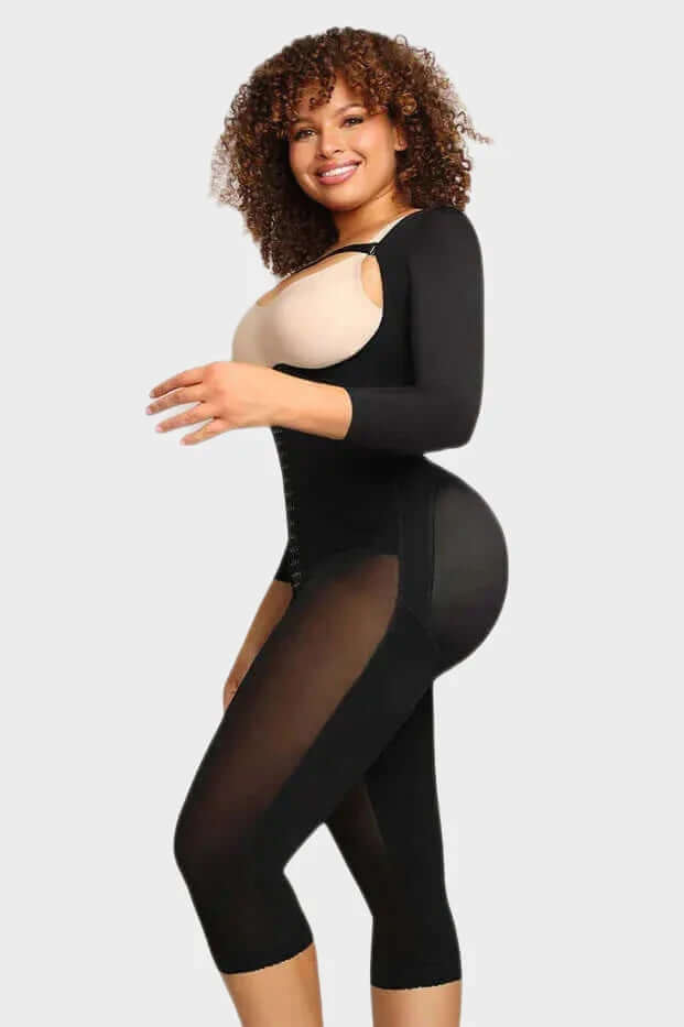 360° Sculpting Long Sleeve High Compression Full Body Faja Shaper