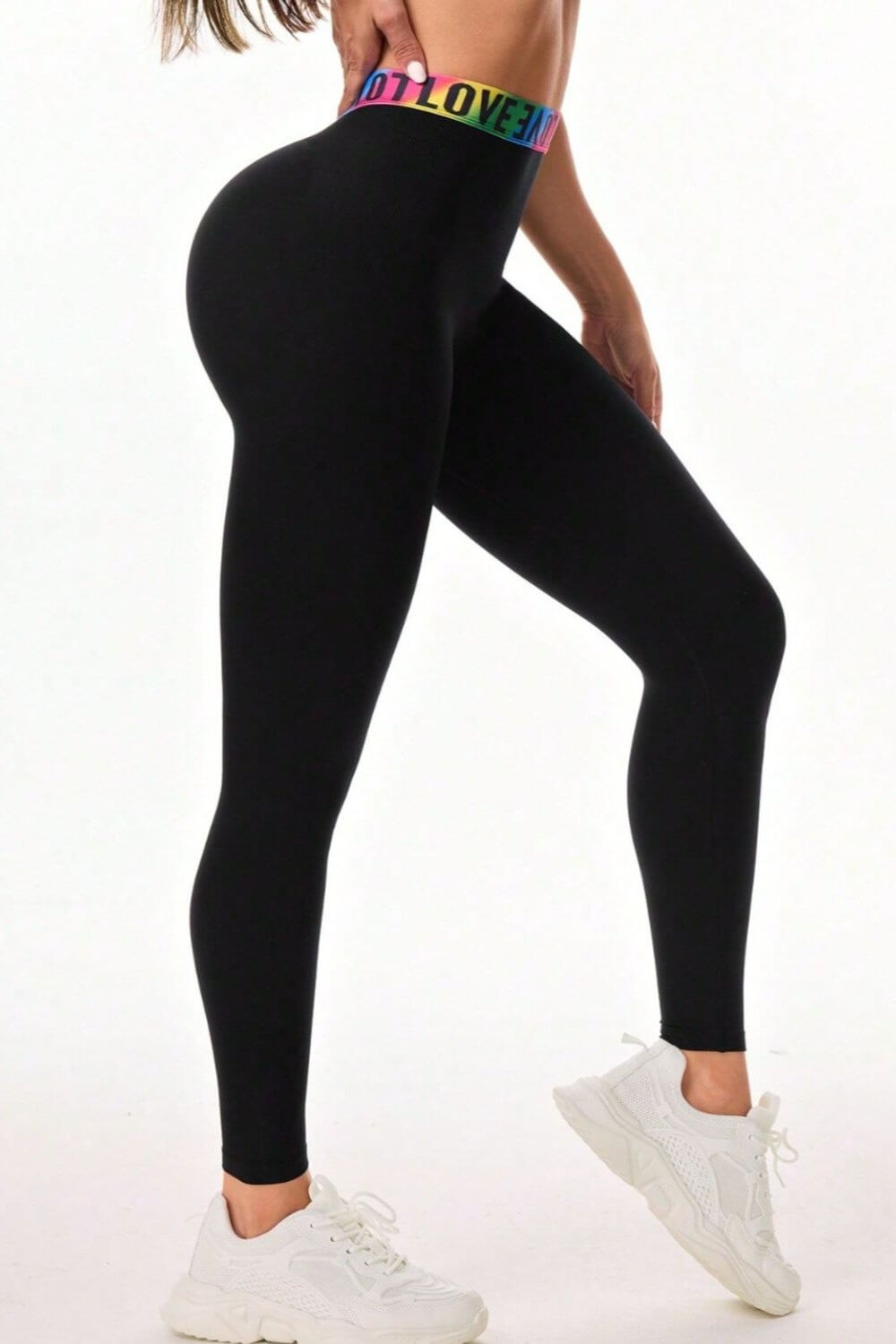 Mid Rise Love Script Workout Leggings