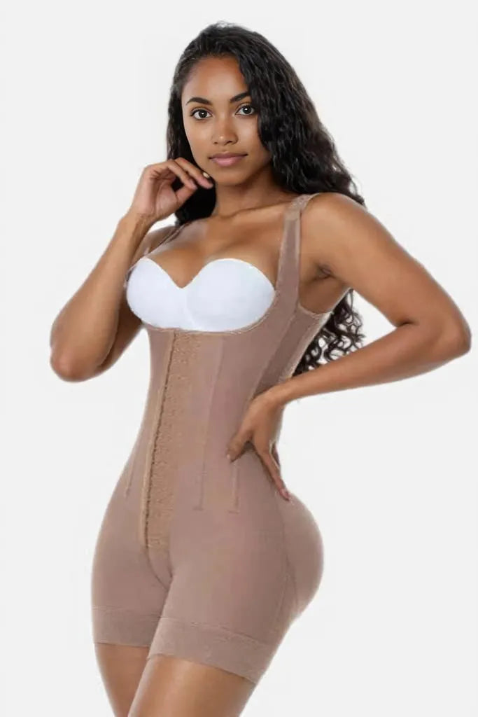 Open Bust High Compression Full Body Shaper