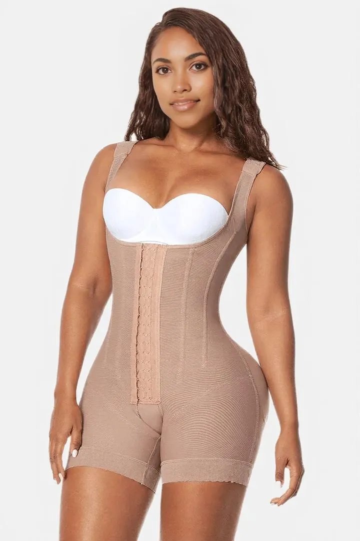 Open Bust High Compression Full Body Shaper