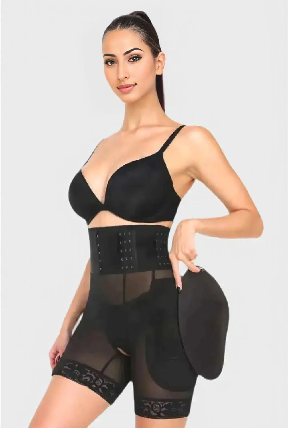 Instant BBL Removable Padded Butt Lifting Shorts Shapewear