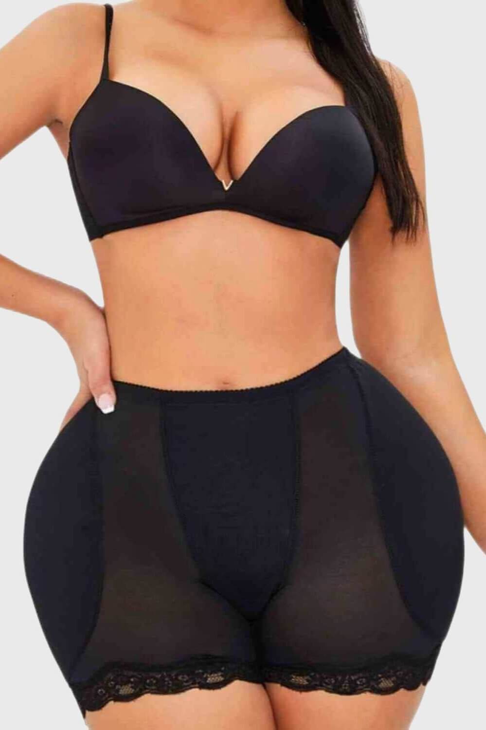 Tummy Control Low Rise Padded Butt Lifting Shorts