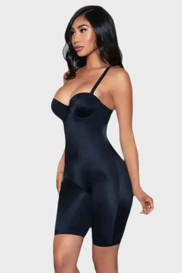 Seamless Full Body Shapewear with Push Up Built In Bra 