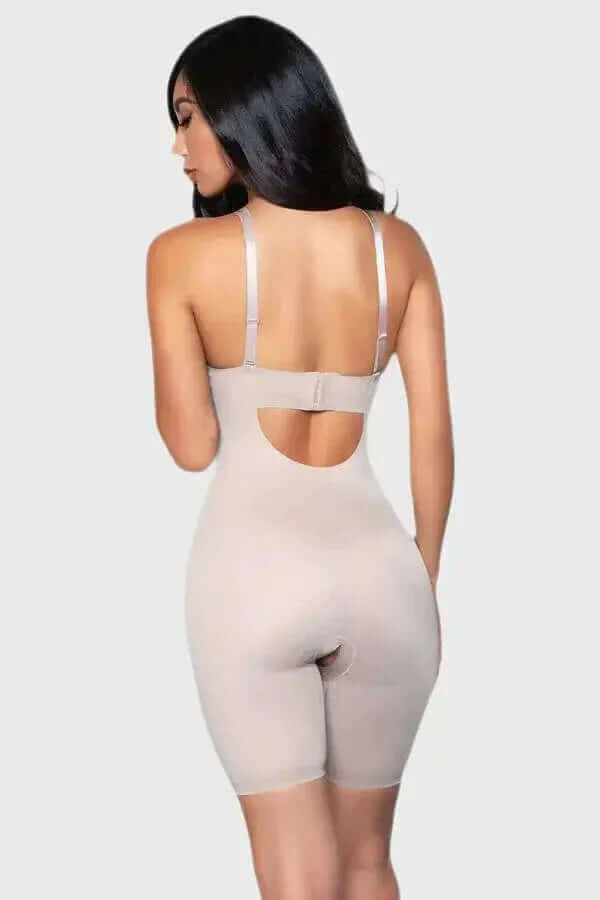 Seamless Full Body Shapewear with Push Up Built In Bra 