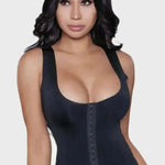 Tummy Control Hook Eye Closure Sleeveles Cami Shaper Top