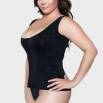 Tummy Control Hook Eye Closure Sleeveles Cami Shaper Top