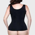 Tummy Control Hook Eye Closure Sleeveles Cami Shaper Top