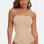 Multiway Straps Seamless Strapless Bodysuit Shapewear