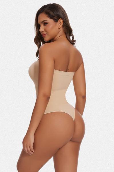 Multiway Straps Seamless Strapless Shaping Bodysuit Shapewear