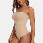 Multiway Straps Seamless Strapless Shaping Bodysuit Shapewear