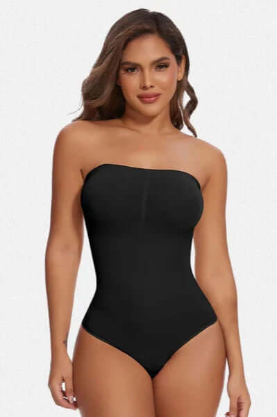 Multiway Straps Seamless Strapless Bodysuit Shapewear