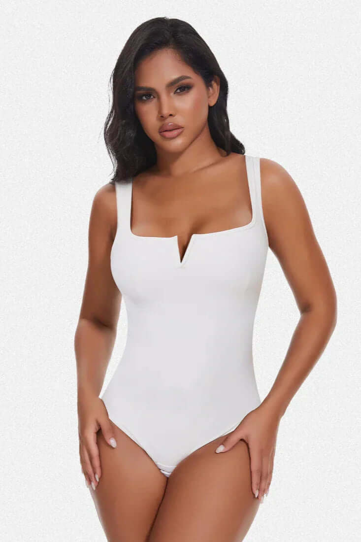 SCULPT ME V-NECK BODYSUIT SHAPEWEAR