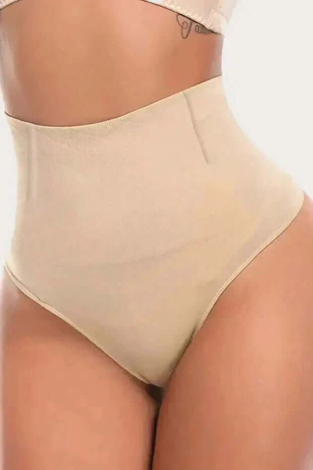 High Waist Tummy Control Thong Shaper