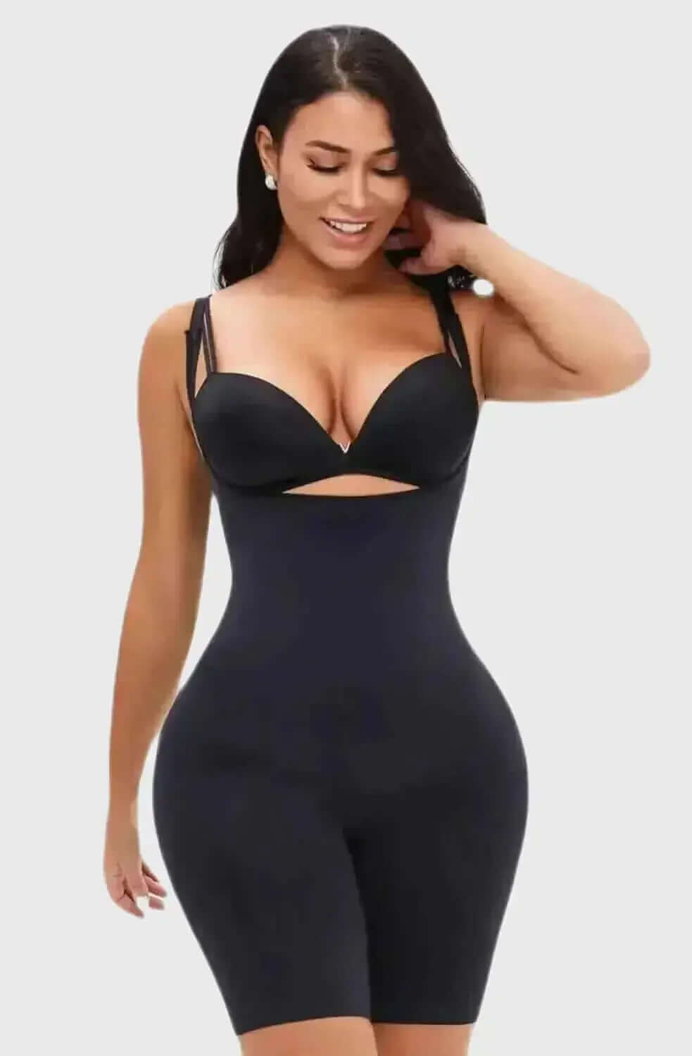 Underbust Seamless Full Body Shaping Bodysuit Shapewear