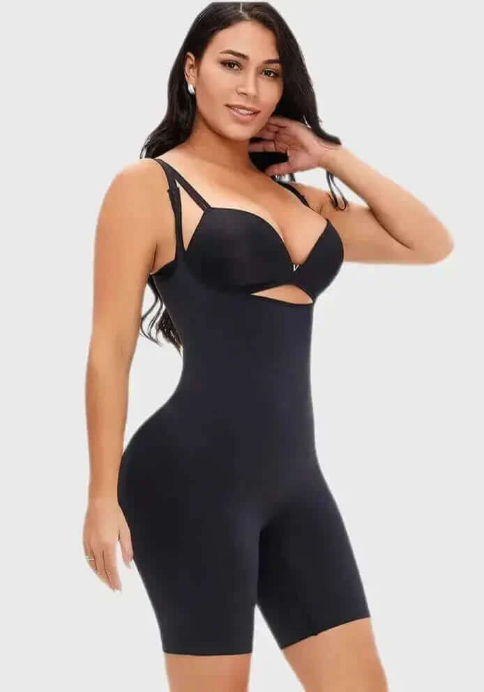 Underbust Seamless Full Body Shaping Bodysuit Shapewear