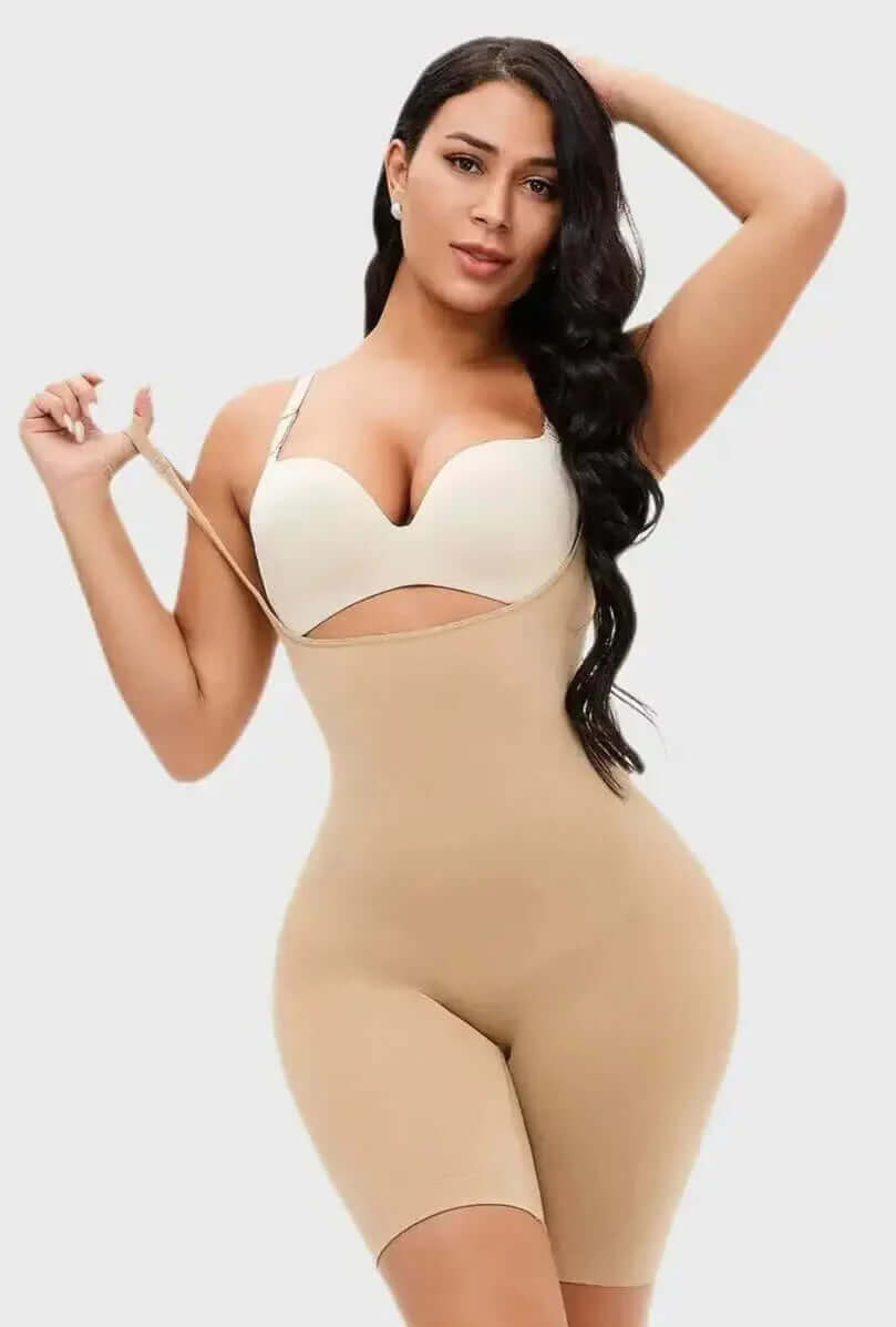 Underbust Seamless Full Body Shaping Bodysuit Shapewear