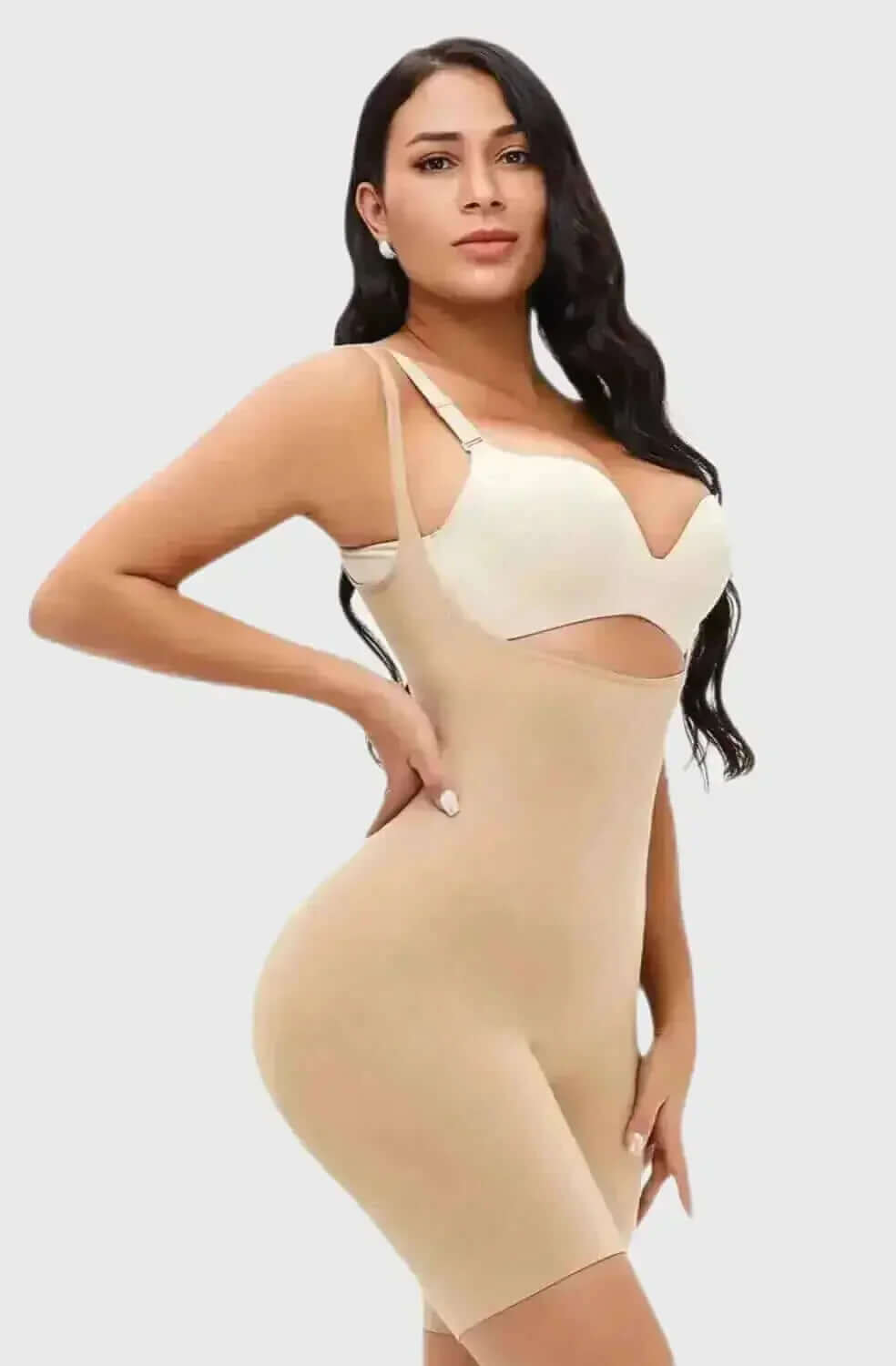 Underbust Seamless Full Body Shaping Bodysuit Shapewear